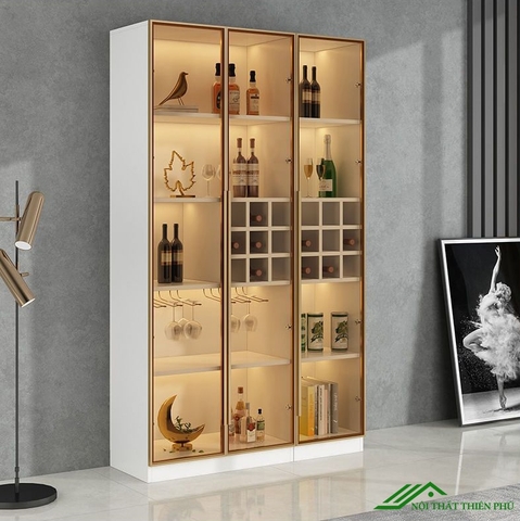 Tủ rượu gỗ 3 cánh - TR 04