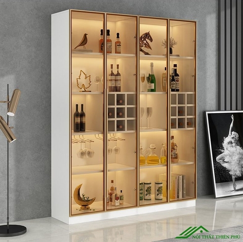 Tủ rượu gỗ 3 cánh - TR 04