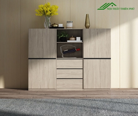 Tủ rượu gỗ công nghiệp dáng thấp - TR 15