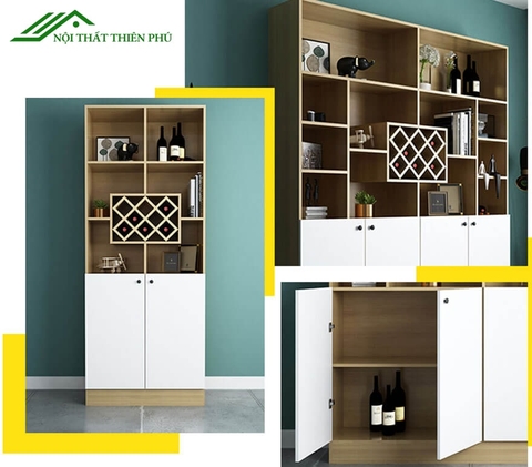 Tủ rượu gỗ công nghiệp - TR 14