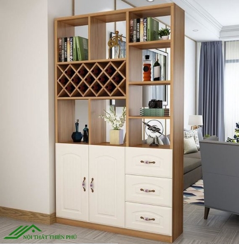 Tủ rượu ngăn phòng sơn hiện đại- TR 21