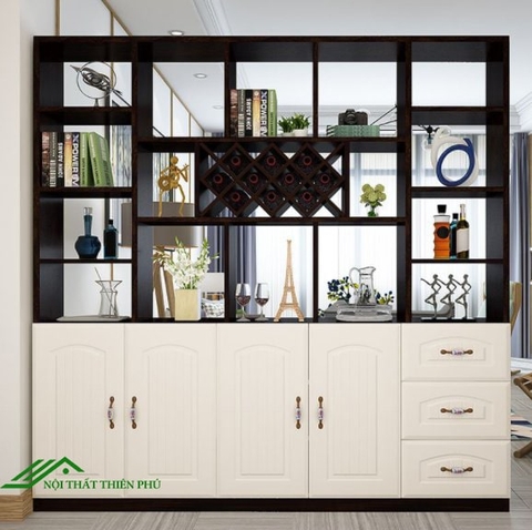 Tủ rượu ngăn phòng sơn hiện đại- TR 21