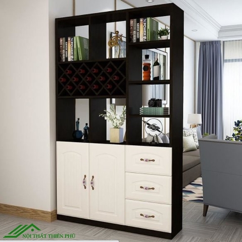 Tủ rượu ngăn phòng sơn hiện đại- TR 21
