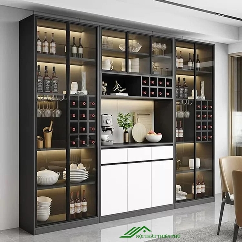 Tủ rượu nhôm kính hiện đại - TR 27