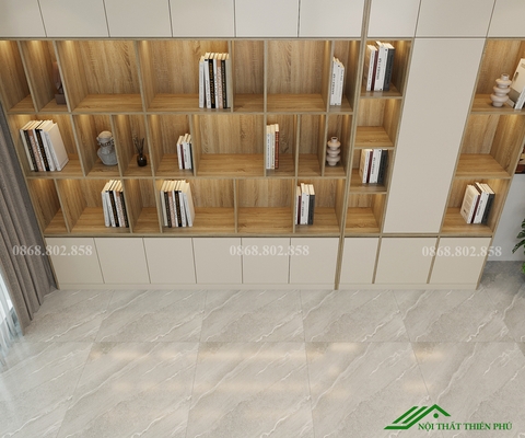 Kệ sách, tủ trang trí gỗ công nghiệp bền đẹp - TT 13