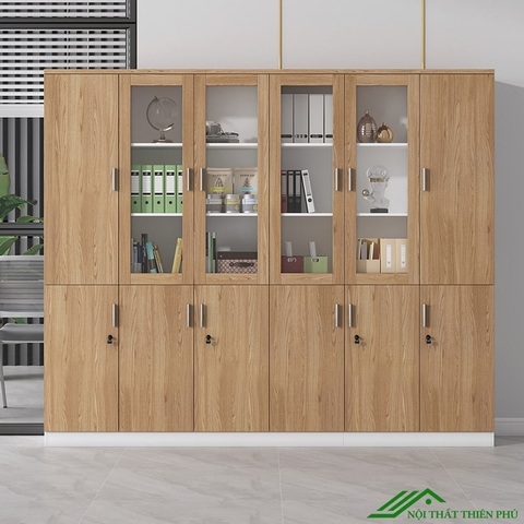 Tủ tài liệu gỗ công nghiệp hiện đại - TL 01