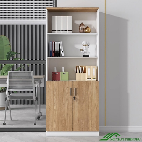 Tủ tài liệu gỗ công nghiệp hiện đại - TL 01