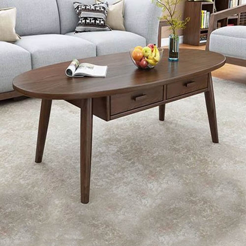 Bàn trà gỗ sồi tự nhiên đẹp - BT 41