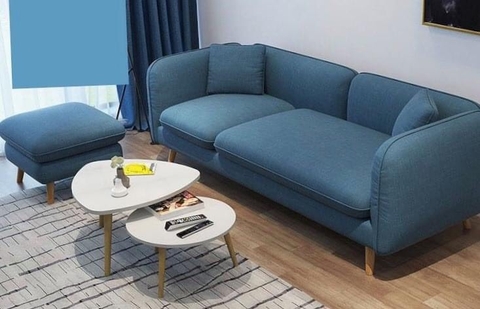 Sofa Văng Gỗ Bọc Vải Nỉ Malaysia 1m6 - SF 10