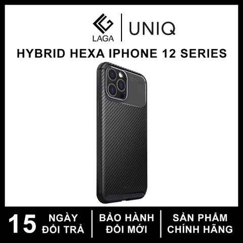Ốp Lưng UNIQ Hybrid Hexa iPhone 12 / 12 Pro / 12 Pro Max