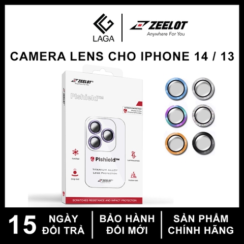 Kính Cường Lực Camera Lens ZEELOT PISHIELD iPhone 14 Pro Max / 14 Pro / 14 Plus / 14 / iPhone 13 Pro Max / 13 Pro / 13 / 13 Mini