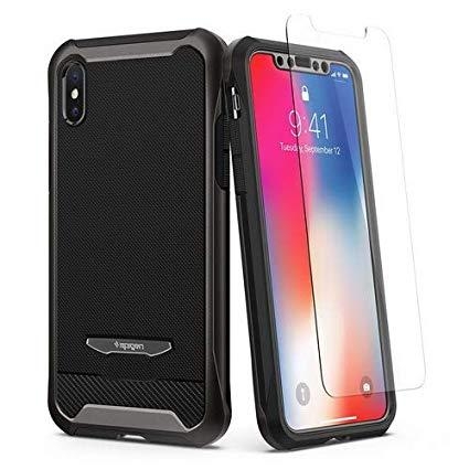 Ốp Lưng Spigen iPhone X / XS Reventon (Glass Screen Protector)