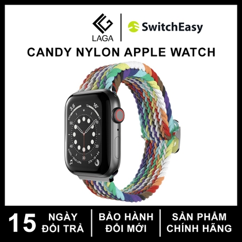 Dây Đeo SwitchEasy Candy Braided Nylon Apple Watch (Size 38/40/41/42/44/45mm) (Series 1-7/SE)