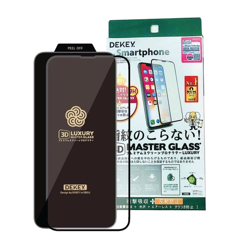 Kính Cường Lực Dekey Luxury 3D Master Glass iPhone 14 Pro Max / 14 Pro / 14 Plus / 14 / iPhone 13 Pro Max / 13 Pro / 13 / iPhone 12 Pro Max / 12 Pro / 12 / iPhone 11 Pro Max / 11 Pro / 11