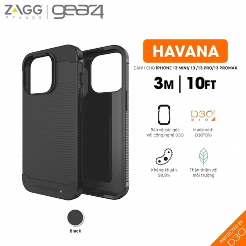 Ốp Lưng Gear4 D3O Havana 3M iPhone 13 Pro Max / 13 Pro / 13