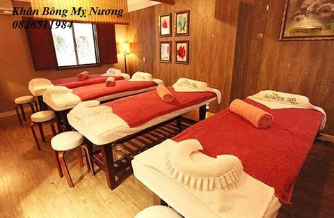 Địa chỉ bán khăn trải giường Spa_Khăn Bông Mỵ Nương.