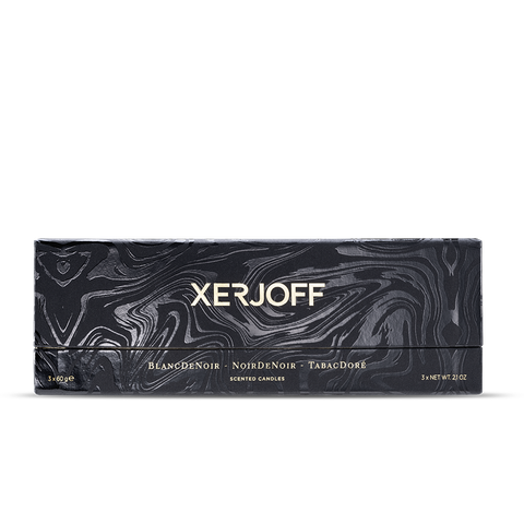 XERJOFF - BLACK SCENTED CANDLES - 3x60G