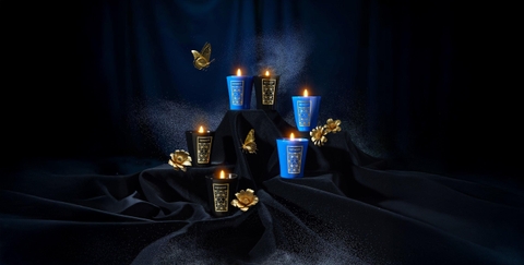 XERJOFF - BLACK SCENTED CANDLES - 3x60G