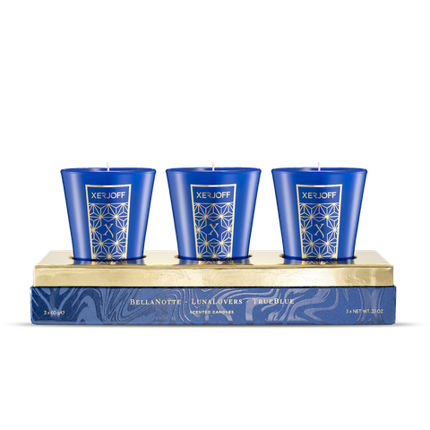 XERJOFF - BLUE SCENTED CANDLES - 3x60G