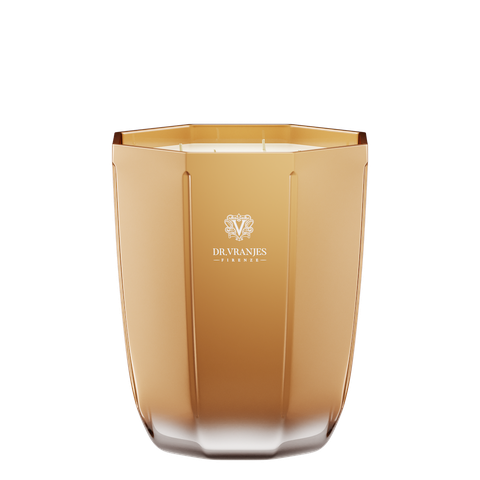 Dr. Vranjes Candle Rosso Nobile - Gold Vase