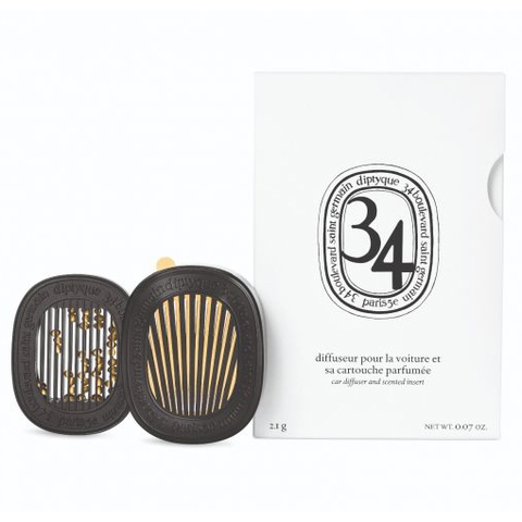 Nước Hoa Ô Tô Diptyque Car Diffuser And Insert 34 Boulevard Saint Germain 2.1g