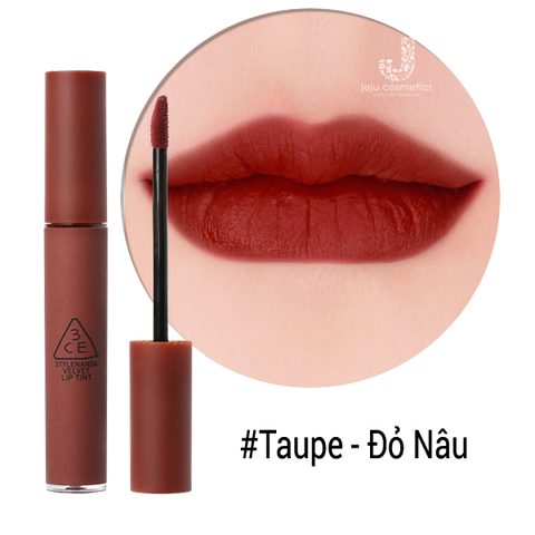 Son Kem Lì Đỏ Nâu 3Ce Taupe / Velvet Lip Tint