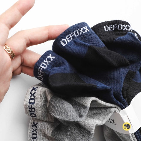 TẤT NGẮN COTTON DEFOXX (SET 3 ĐÔI)