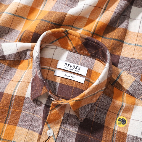 ÁO SƠMI FLANNEL TÚI HỘP DEFOXX