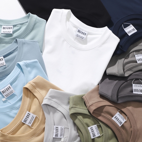 ÁO THUN TRƠN DEFOXX SLIM FIT