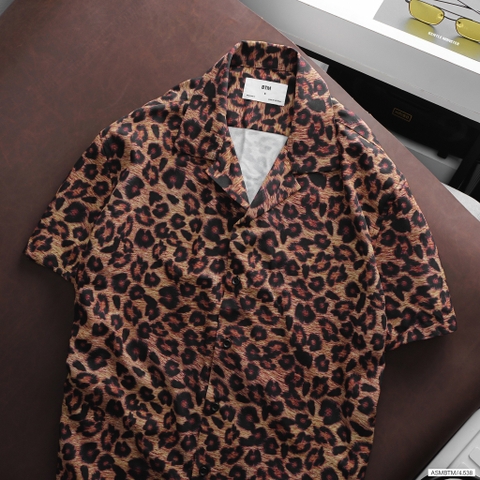 ÁO SƠ MI HỌA TIẾT NGẮN TAY BTM