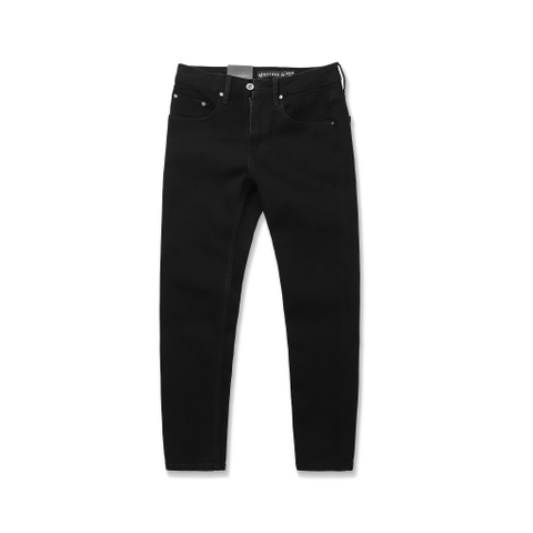 QUẦN JEANS DEFOXX ALL BLACK REGULAR-FIT