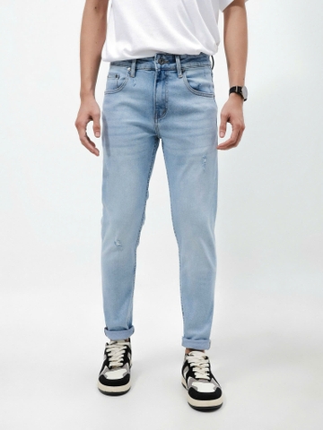 QUẦN JEANS DEFOXX XANH NHẠT CÀO RÁCH