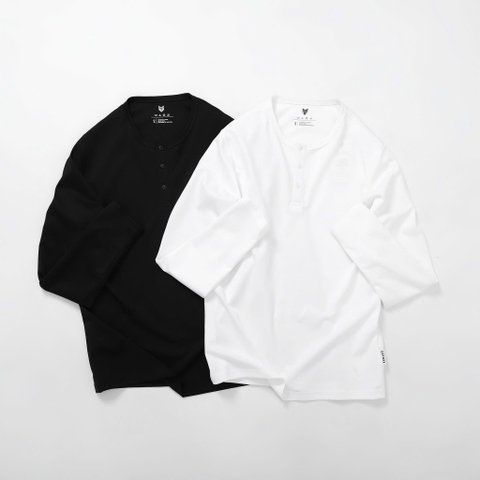 ÁO HENLEY DEFOXX DỆT CHÉO