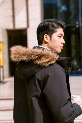 ÁO PHAO PARKA KAF MŨ LÔNG