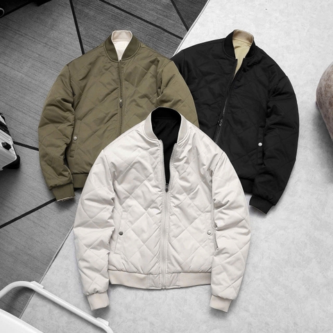 ÁO KHOÁC BOMBER 2 MẶT TRẦN TRÁM