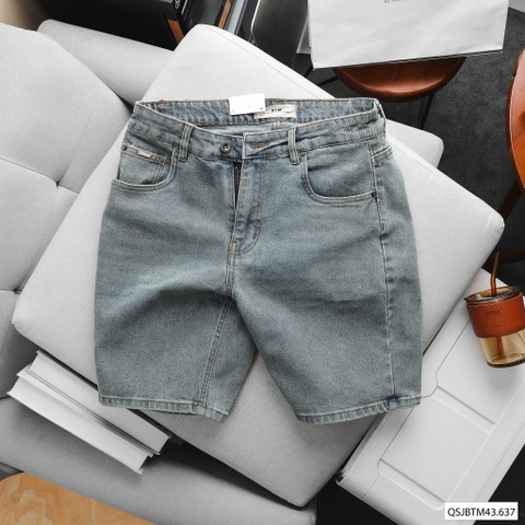 QUẦN SHORT JEANS BTM WASH