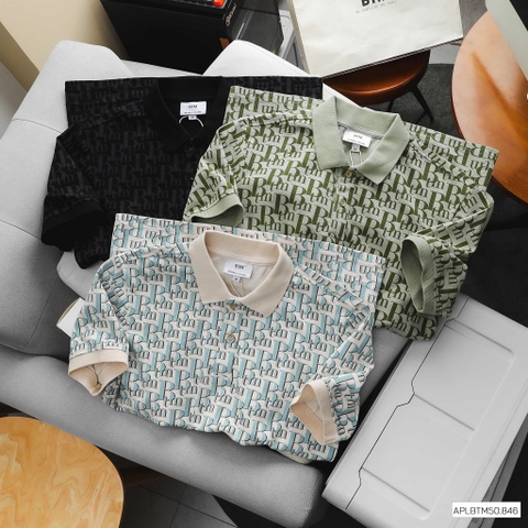 ÁO POLO BTM PATTERN CROCODILE CVC