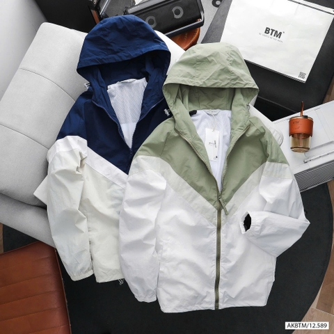 ÁO KHOÁC DÙ PHỐI MÀU BTM