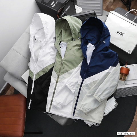 ÁO KHOÁC DÙ PHỐI MÀU BTM