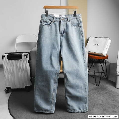 QUẦN JEANS BTM RELAX-FIT XANH NHẠT