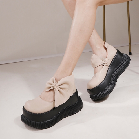 GIÀY DA BÒ HANDMADE ĐẾ CAO SU G49 (TẶNG VÒNG RETRO)