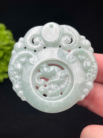NT1302 Tam dương khai thái  ngọc phỉ thuý tự nhiên(JADEITE A)