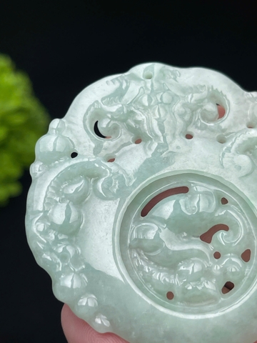 NT1302 Tam dương khai thái  ngọc phỉ thuý tự nhiên(JADEITE A)
