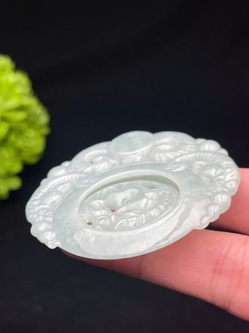 NT1302 Tam dương khai thái  ngọc phỉ thuý tự nhiên(JADEITE A)