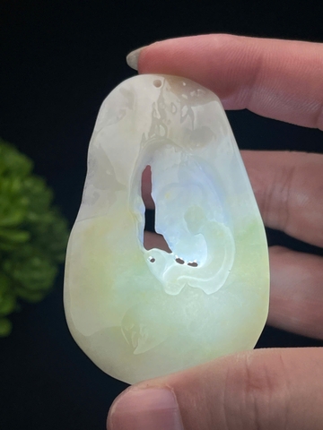 NT1278 Diện Phật trong ta  ngọc phỉ thuý tự nhiên(Jadeite A)