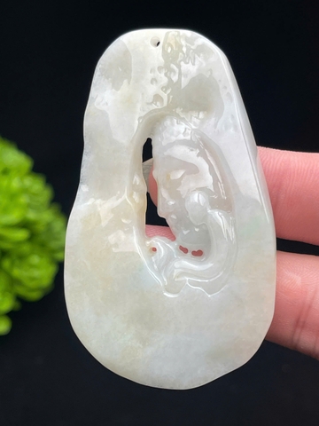 NT1278 Diện Phật trong ta  ngọc phỉ thuý tự nhiên(Jadeite A)