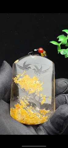 NT1200 Mặt thạch anh ưu linh Uyên Ương