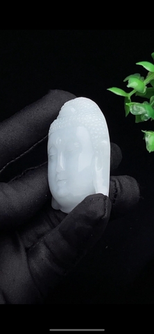 NT1203 Mặt Phật ngọc phỉ thuý tự nhiên  (jadeite A)