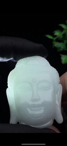 NT1203 Mặt Phật ngọc phỉ thuý tự nhiên  (jadeite A)