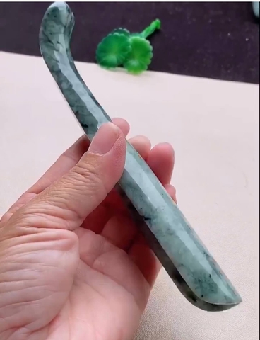 NT1227 Cung nhãn trà ngọc phỉ thuý tự nhiên ( Jadeite A)